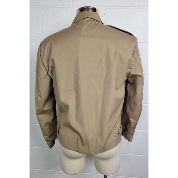 Vintage Creighton Mens Tan Windbreaker Jacket 3729 Sz 42L - Picture 4 of 13